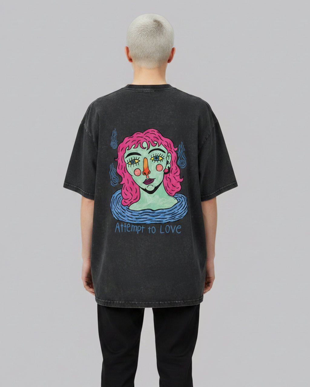 Bowl of Love Shirt - Washed Black