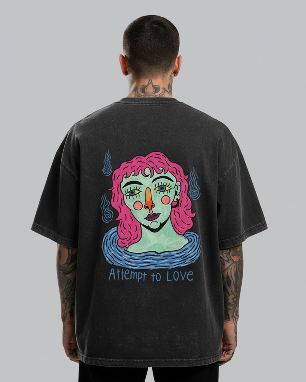 Bowl of Love Shirt - Washed Black