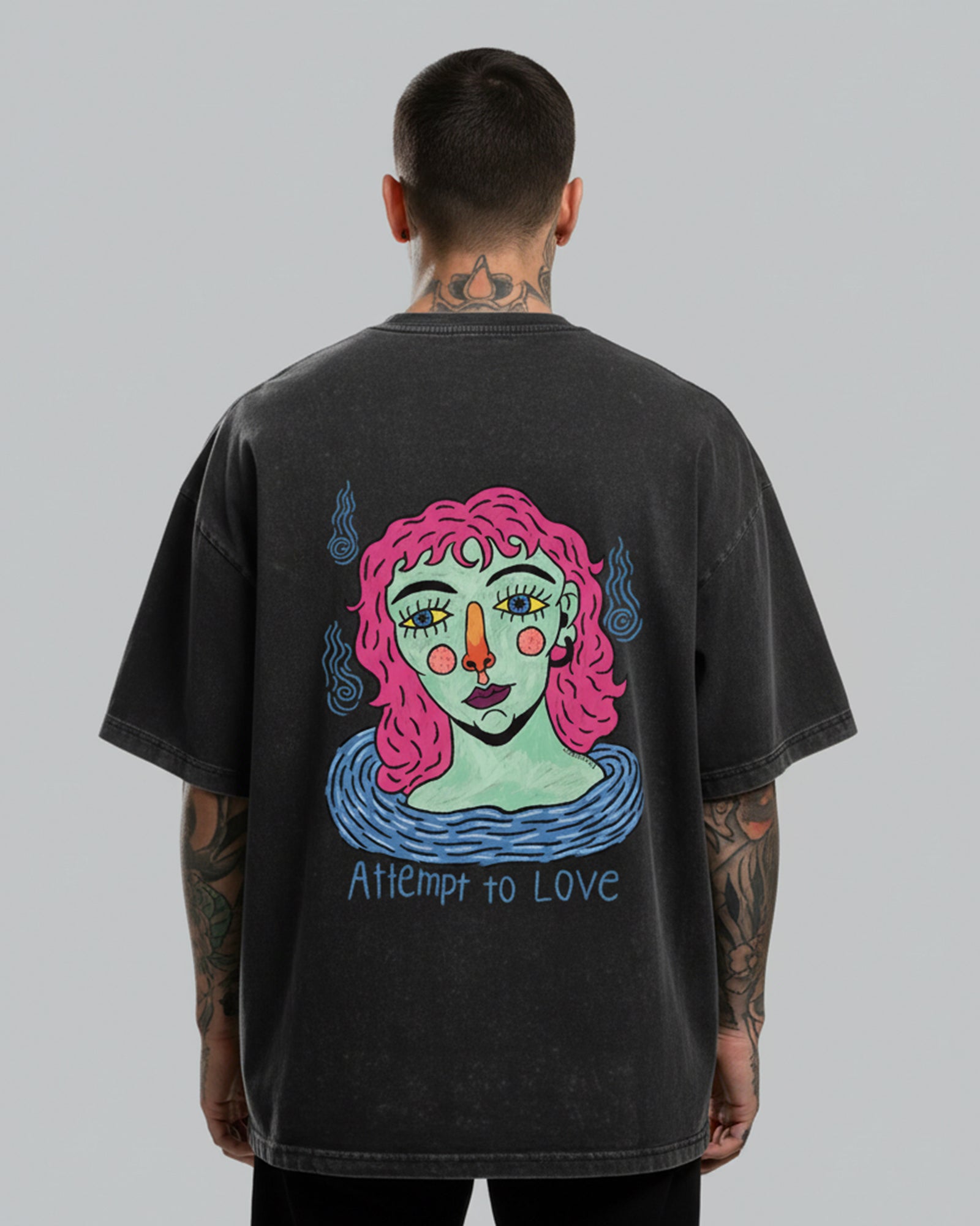 Bowl of Love Shirt - Washed Black