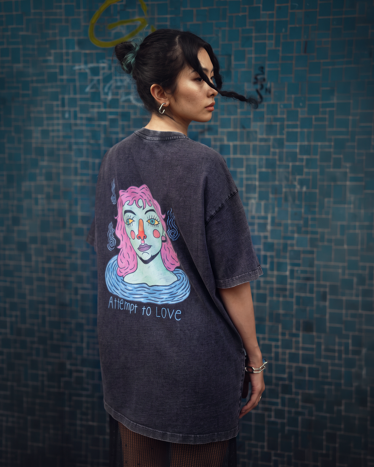 Bowl of Love Shirt - Washed Black