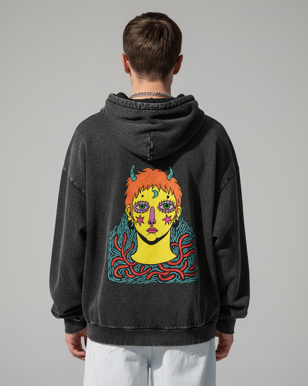Dreamer Hoodie - Washed Black