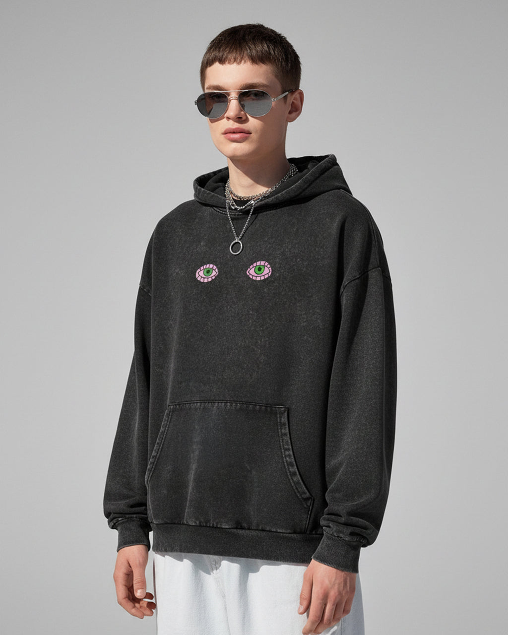 Dreamer Hoodie - Washed Black