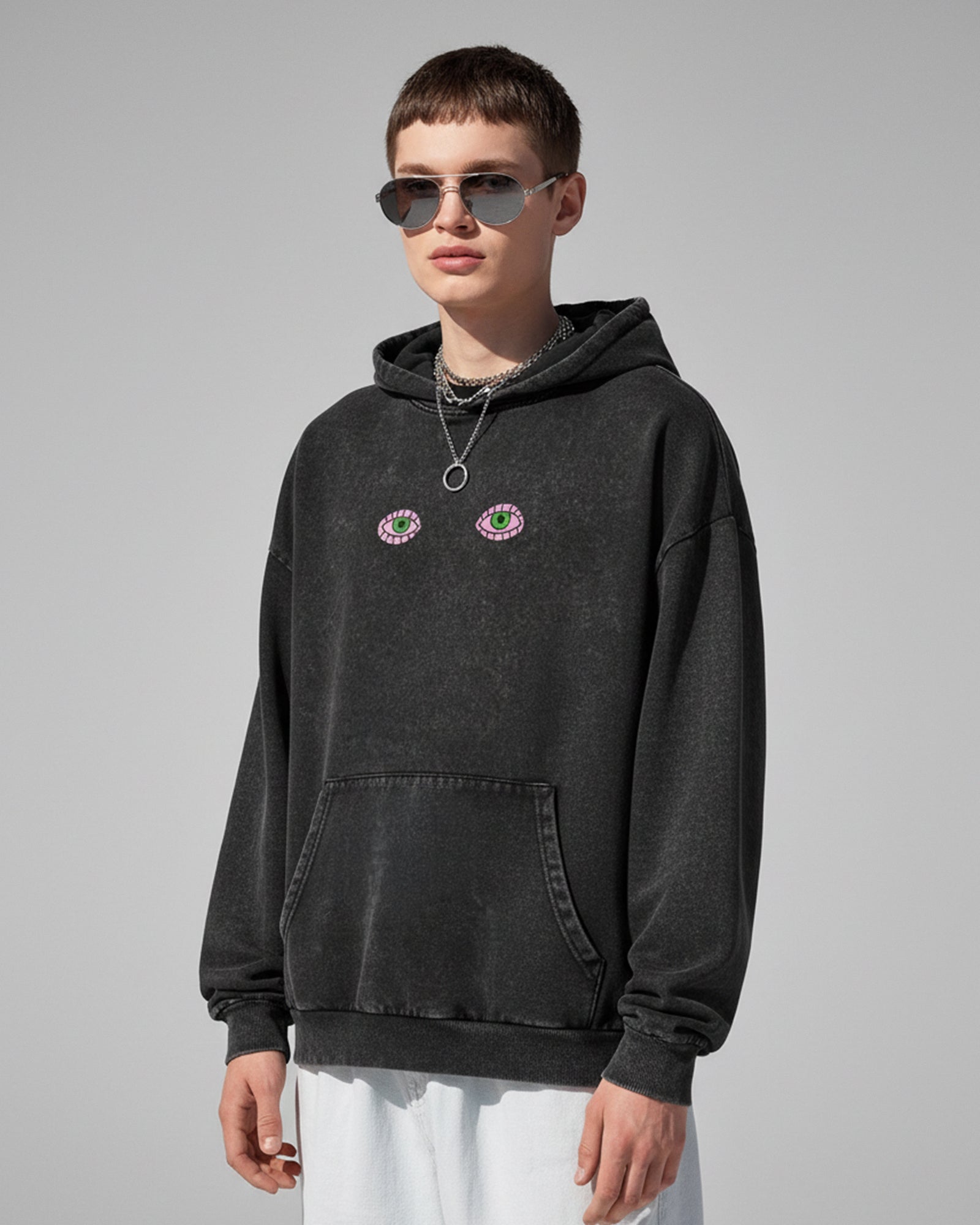 Dreamer Hoodie - Washed Black