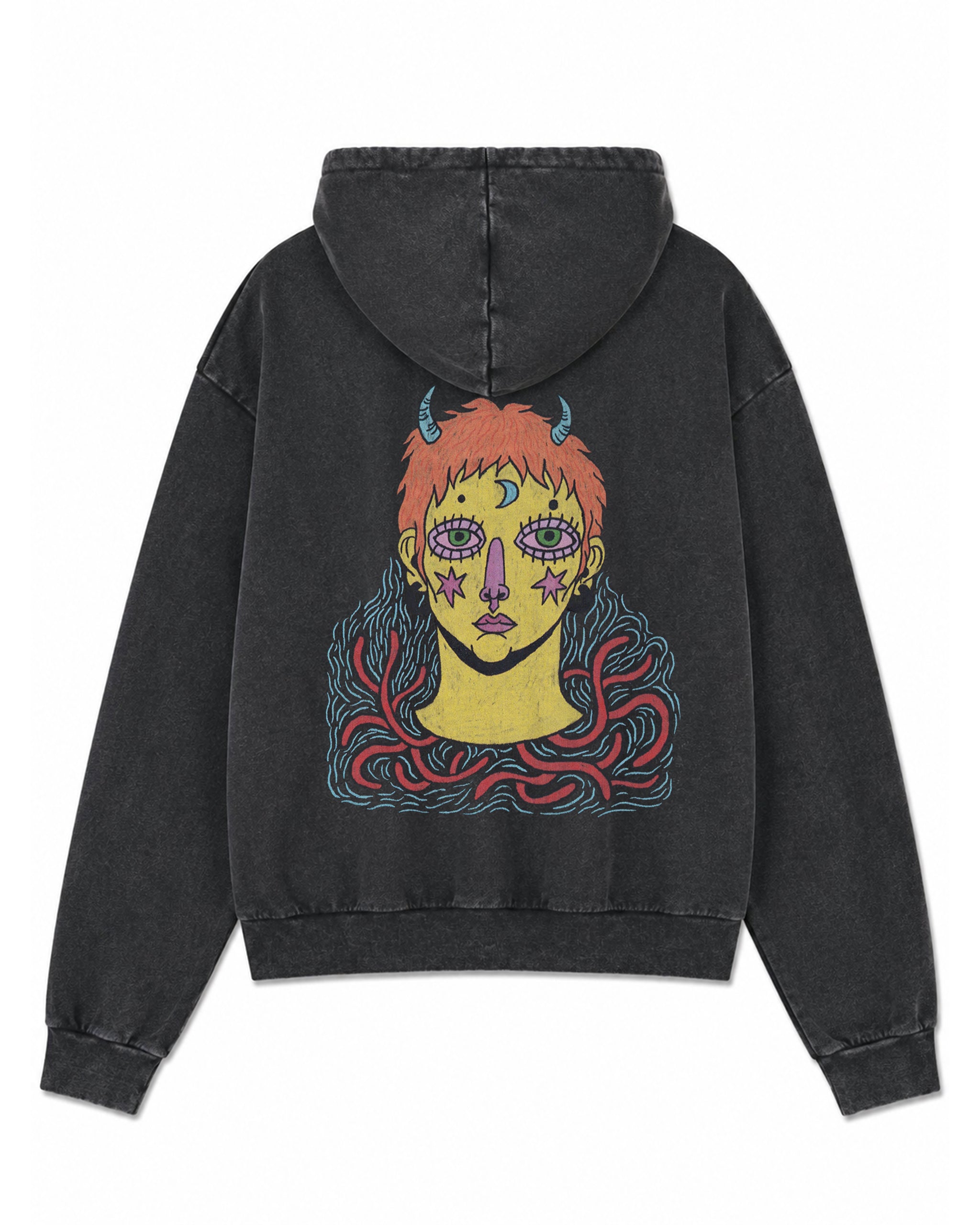 Dreamer Hoodie - Washed Black