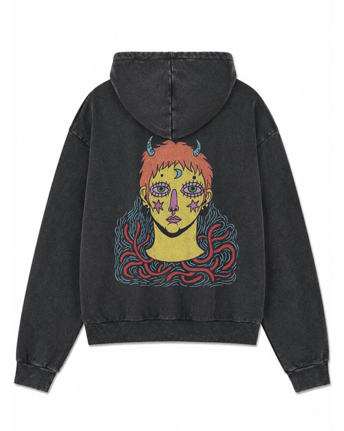 Dreamer Hoodie - Washed Black