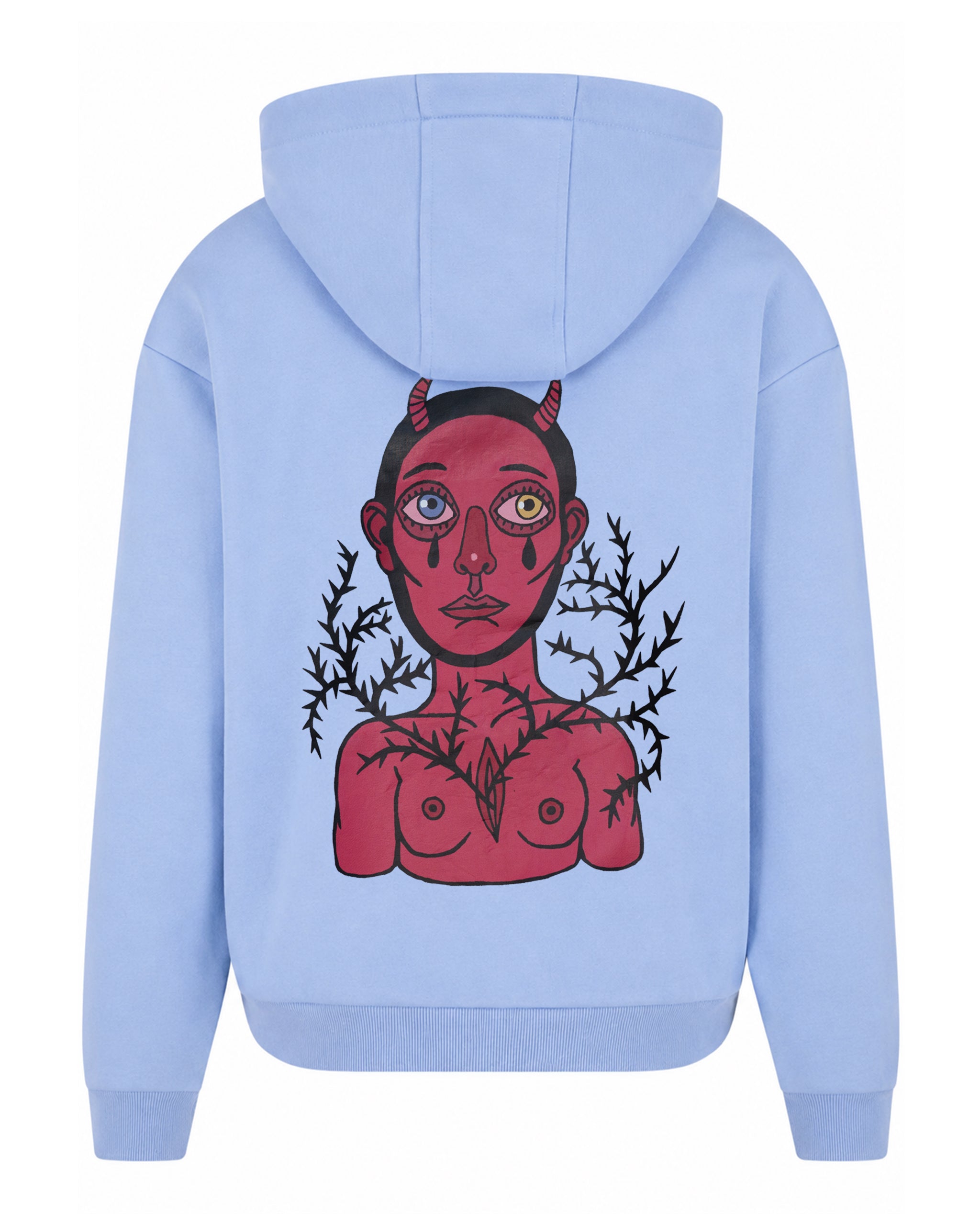 Incurable Pain Hoodie - Powder Blue