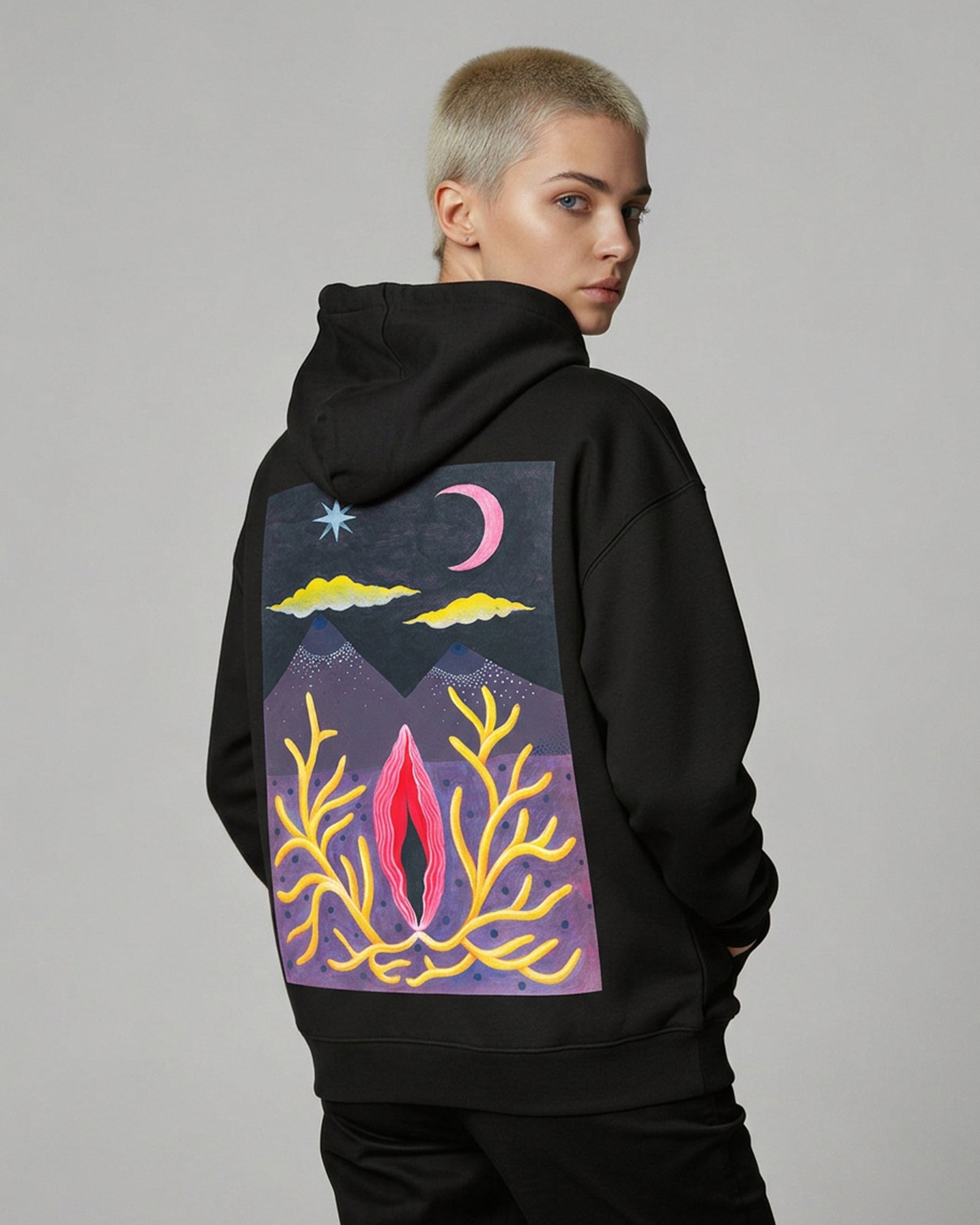 Zanānegi dar Hormuz Hoodie - Black