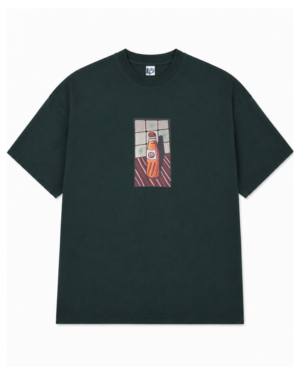 Zamzam in Hammam Shirt - Bottle Green